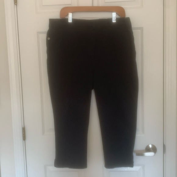 Navy blue capri pants, XL - Picture 1 of 12